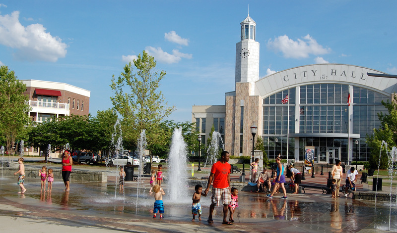 Suwanee Town Center in Suwanee, GA